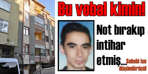 Not Bırakıp İntihar Etti