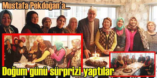 Yaş gününü kutladılar
