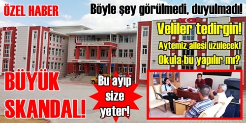 BÜYÜK SKANDAL!	