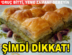 Bayramda Yediklerinize Dikkat Edin
