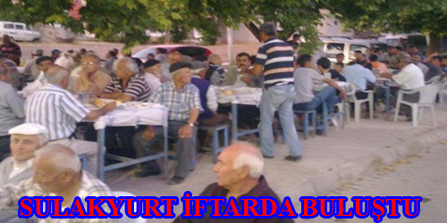 İlçe Halkı İftarda