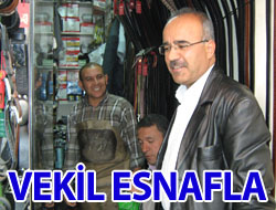 Özbayrak, Esnafı Ziyaret Etti