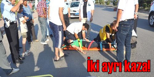 Kazalarda 4 Kişi Yaralandı