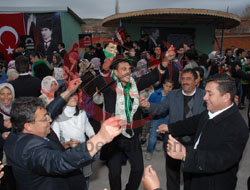 Karaahmetli`de Asker Uğurlama