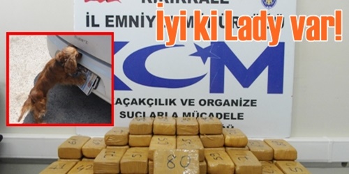 41 kilo eroin yakalandı