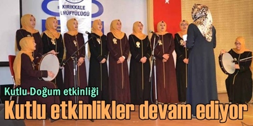 Kutlu Doğum kutlaması