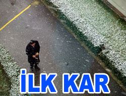 Kırıkkale`ye Yılın İlk Karı Düştü