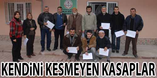 Kasaplar Sertifikalarını Aldılar