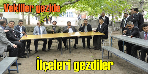 İlçeleri Gezdiler  
