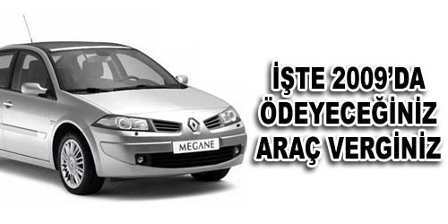 İşte Zamlı Araç Vergileri