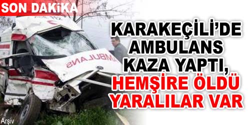 <b>Son Dakika </b>Hasta Yolunda Feci Kaza