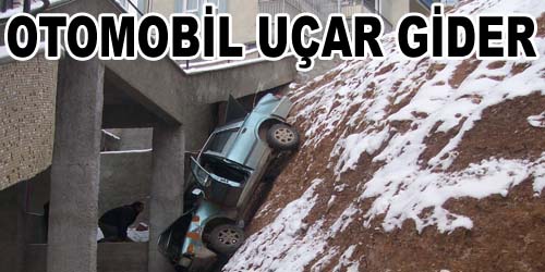 Otomobil, Tepeden Aşağı Uçtu