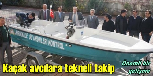 Kaçak avcılara tekneli takip
