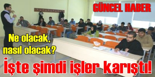 Dershanelere İlk İşaret