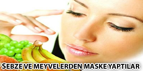 Sebze Ve Meyvelerden Maske Yaptilar