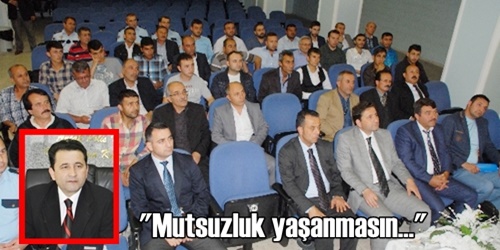 Mutsuzluk yaşanmasın!
