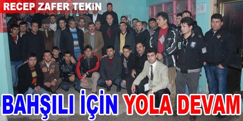Tekin, Çalışmalara Devam Ediyor