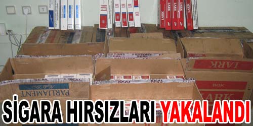 Sigaraları Çalanlar Yakalandı