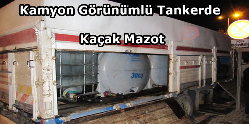Kamyon Görünümlü Tanker