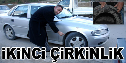 Bişkin`in Aracına Saldırı