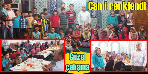 Camiler Çocuklarla Renklendi