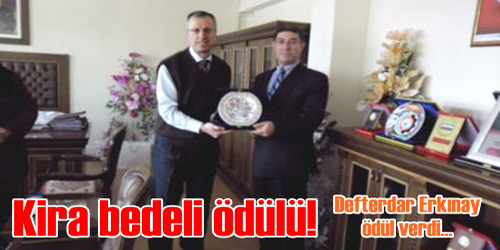Defterdar Ödül Verdi!