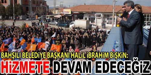 Bahşılı`da AKP Mitingi