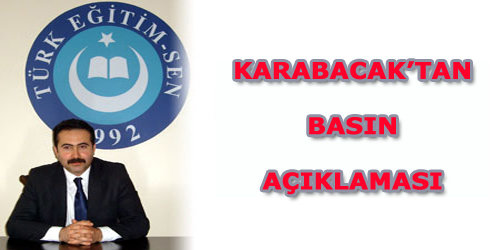 Karabacak`tan Öğretmenler Günü Mesajı