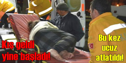 3 kişi sobadan zehirlendi  ucuz atlattılar! 