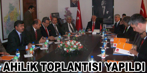 Ahilik İçin Toplandılar