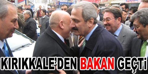 Bakan Çağlayan, Kırıkkale`deydi
