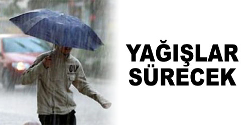 Yağışlar Devam Edecek