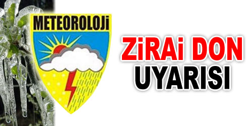 Zirai Don Uyarısı