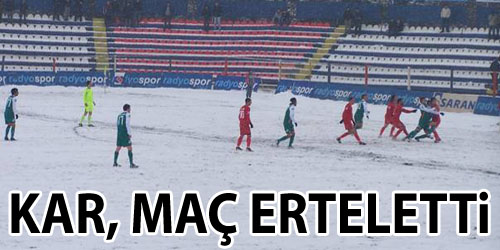 Zemin Temizlenmedi, Maç İptal
