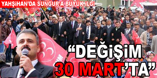 Sungur`a Büyük İlgi