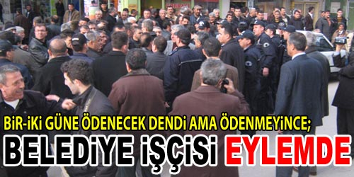 İşçiler Alacaklarını İstiyor