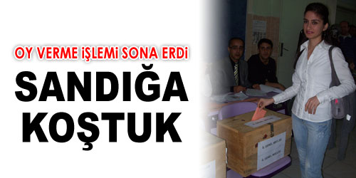 Oy Verme İşlemi Sonlandı