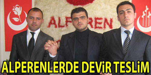 Alperenlerde Devir Teslim