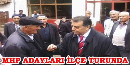 Mhp Adayları İlçe Turunda