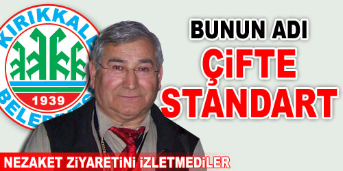 Belediyeden Basına Çifte Standart