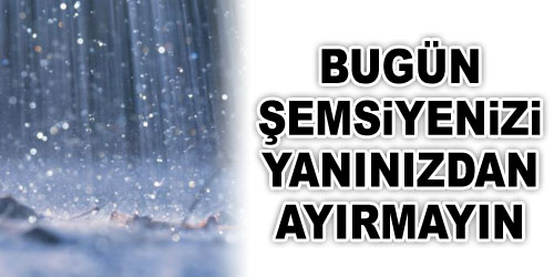 Yağmura Hazır Olun