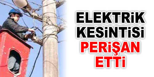 Elektrikteki Kesintiler Çıldırtıyor