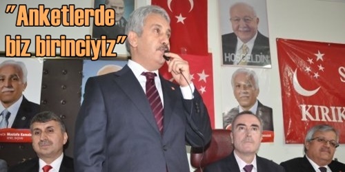 Anketlerde birinciyiz