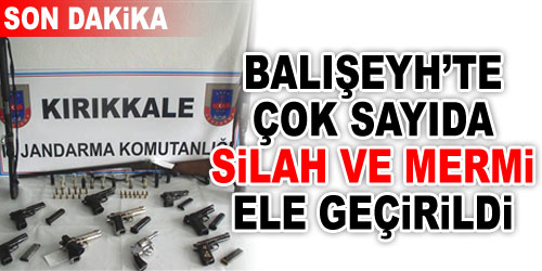 Çok Sayıda Silah Bulundu