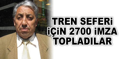 Tren Seferi İçin 2700 Dilekçe