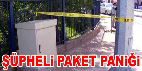 Garnizon Önünde Şüpheli Paket