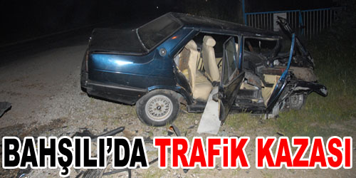 Bahşılı`da Kaza: 2 Yaralı