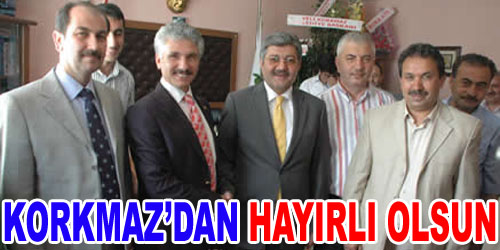 Korkmaz, Aksal`ı Ziyaret Etti
