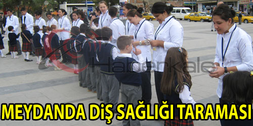 Öğrencilere Diş Sağlığı Taraması