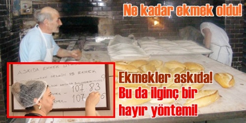  5 yılda 108 bin ekmek!